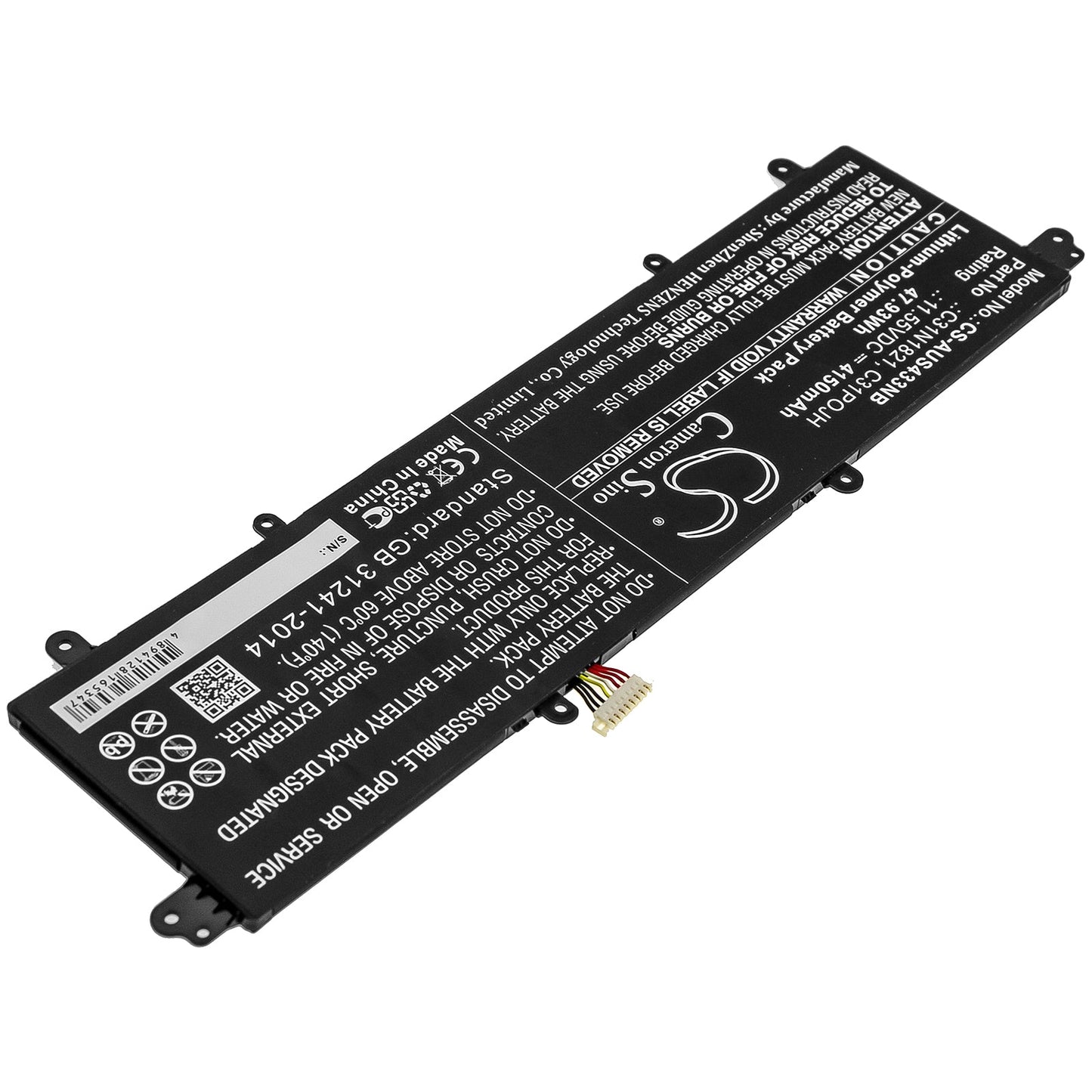 Replacement Battery for Asus UX3000XN – Notebook, Laptop – 4150mAh / 47.93Wh / 11.55V