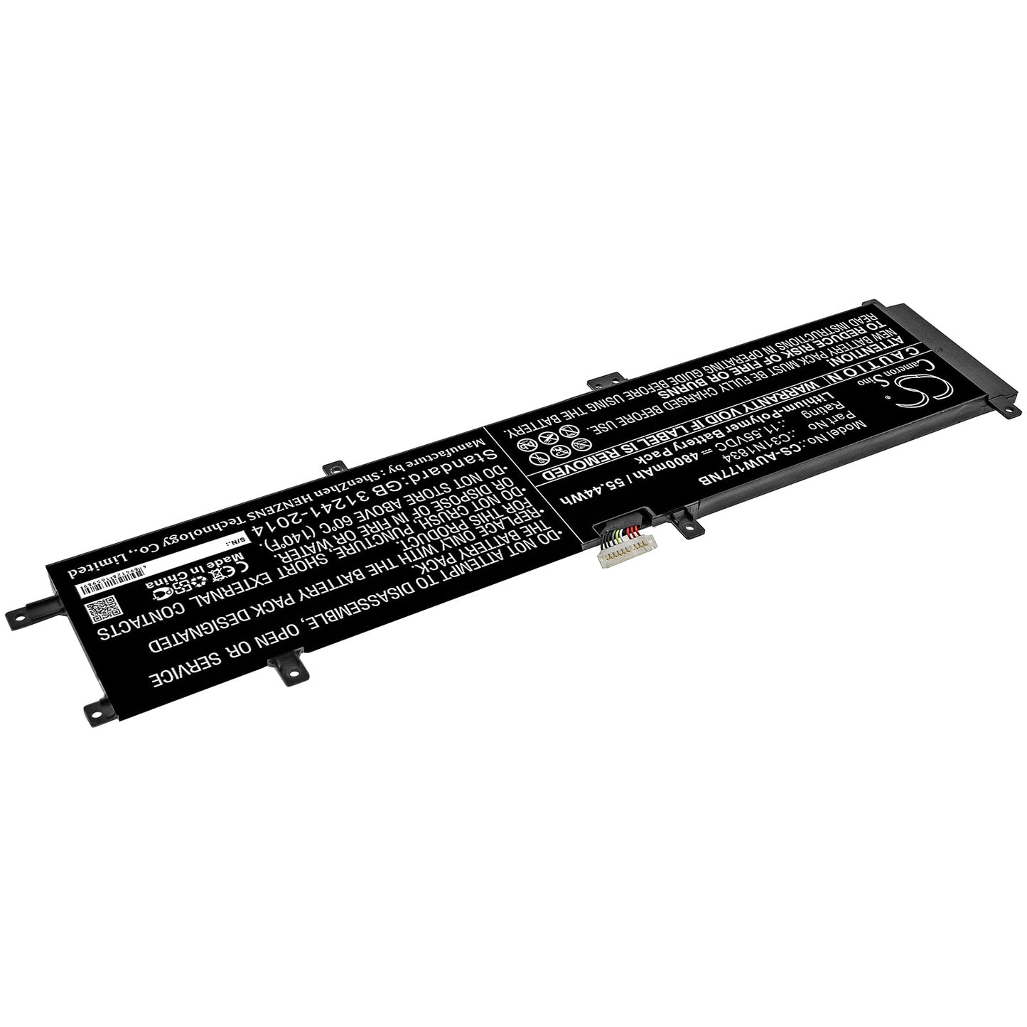 Replacement Battery for Asus ProArt StudioBook 17 H700GV – Notebook, Laptop – 4800mAh / 55.44Wh / 11.55V