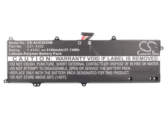 Replacement Battery for Asus EEE PC F201 – Notebook, Laptop – 5100mAh / 37.74Wh / 7.4V
