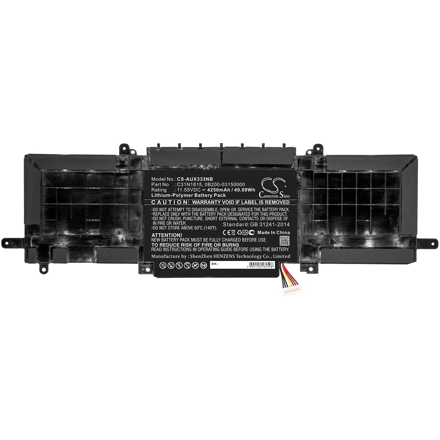Replacement Battery for Asus BX333FN – Notebook, Laptop – 4250mAh / 49.09Wh / 11.55V