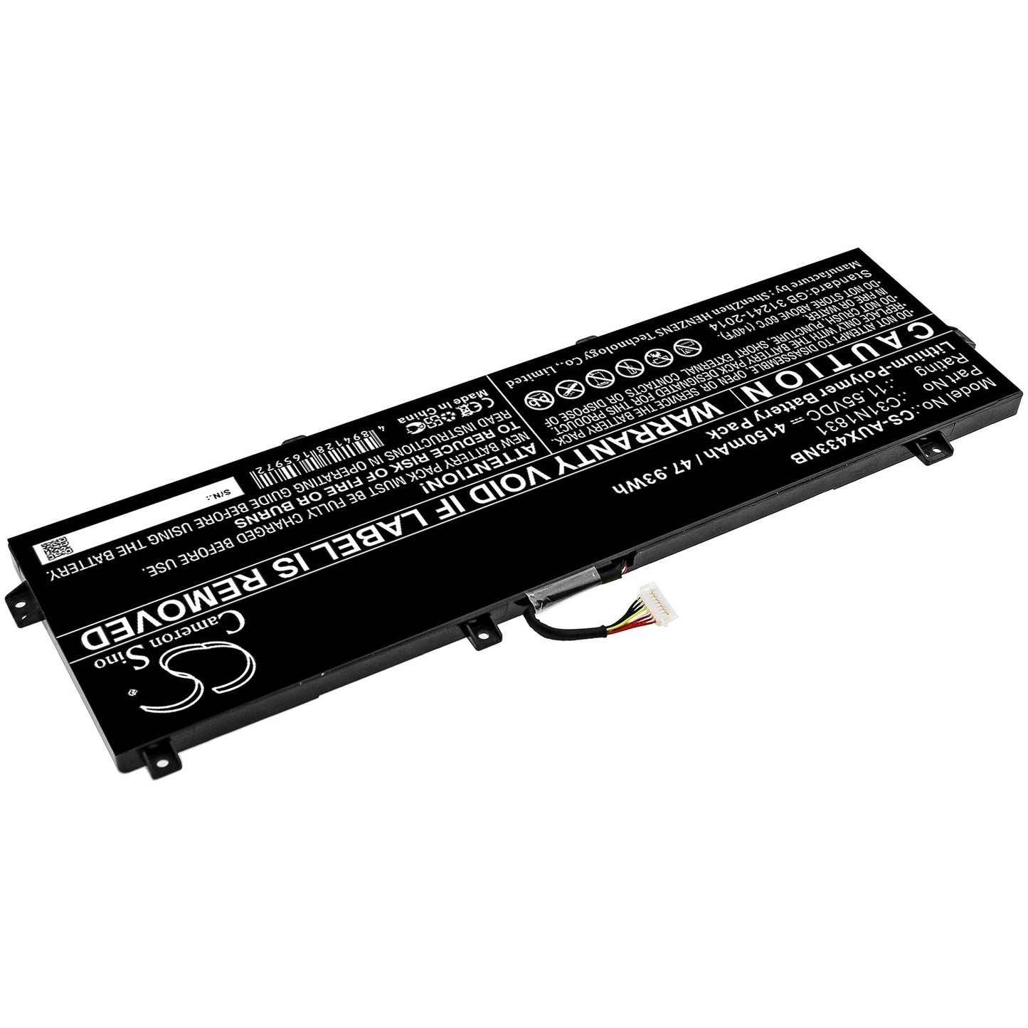 Replacement Battery for Asus P3540FA – Notebook, Laptop – 4150mAh / 47.93Wh / 11.55V