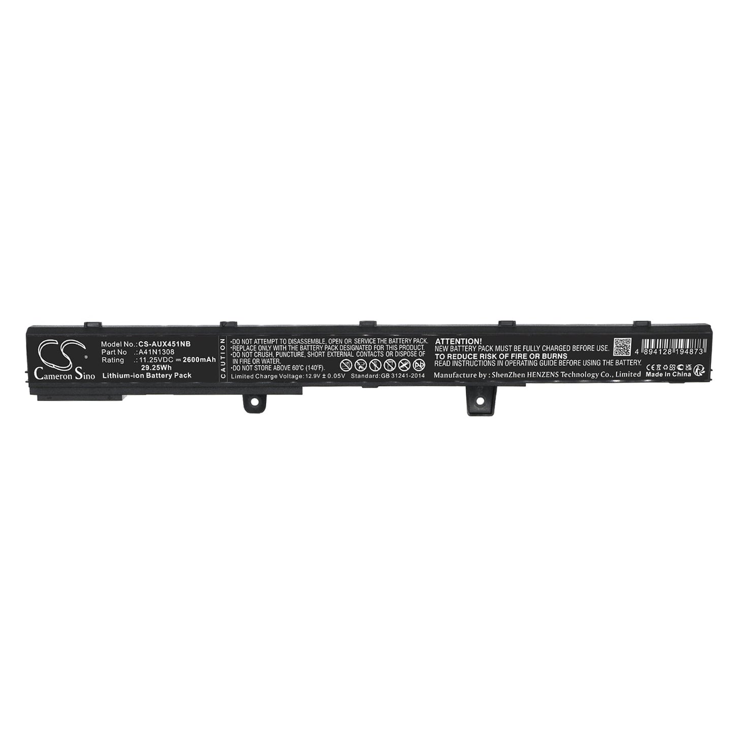 Replacement Battery for Asus 90NB0341-M00910 – Notebook, Laptop – 2600mAh / 29.25Wh / 11.25V
