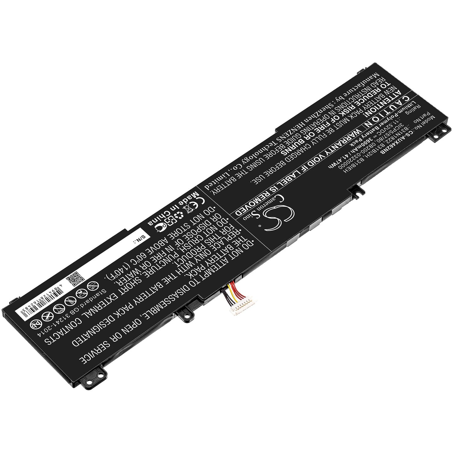 Replacement Battery for Asus UM462DA – Notebook, Laptop – 3600mAh / 41.47Wh / 11.52V