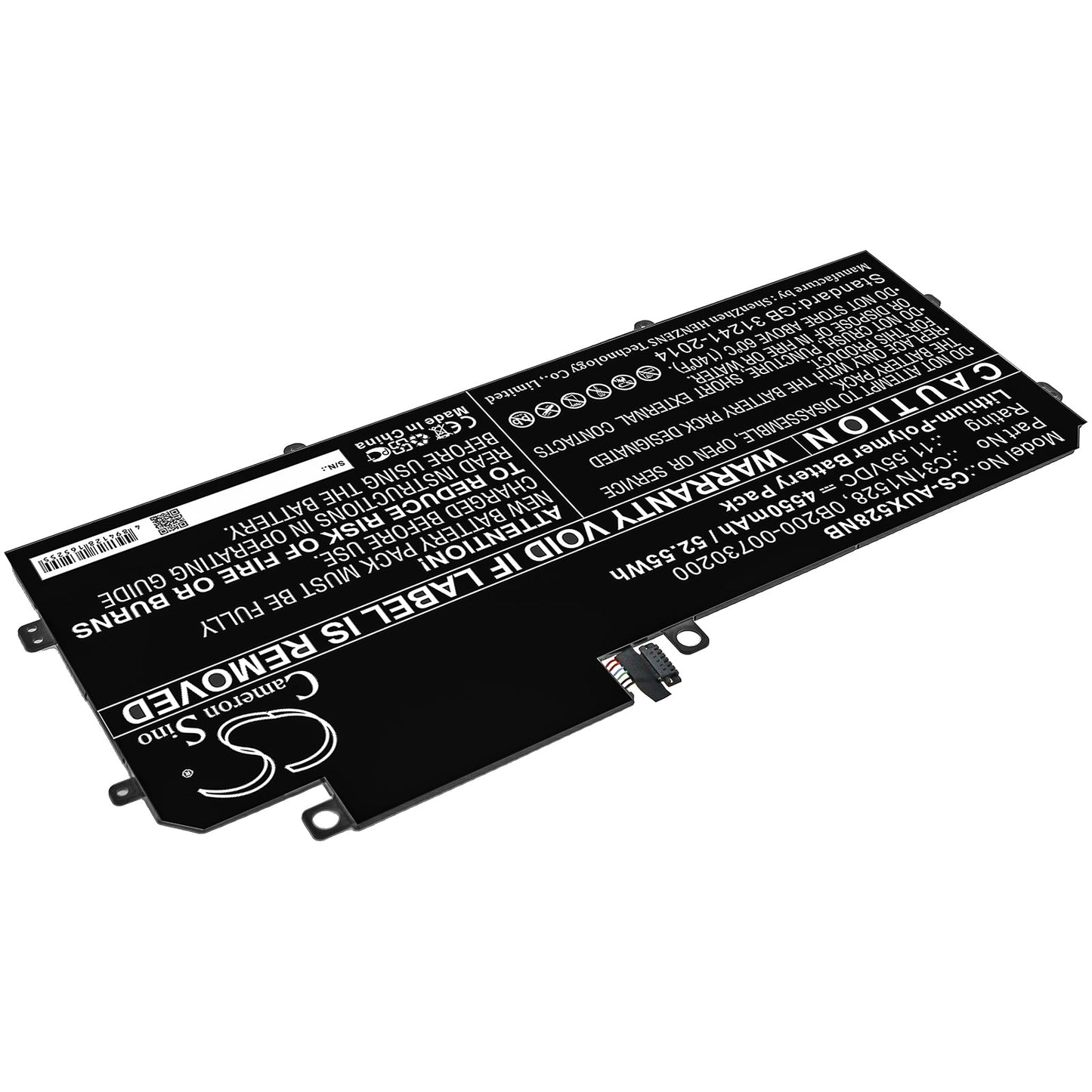 Replacement Battery for Asus Q324CA – Notebook, Laptop – 4550mAh / 52.55Wh / 11.55V