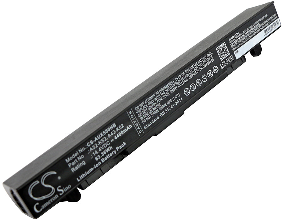 Replacement Battery for Asus A450 – Notebook, Laptop – 4400mAh / 63.36Wh / 14.4V