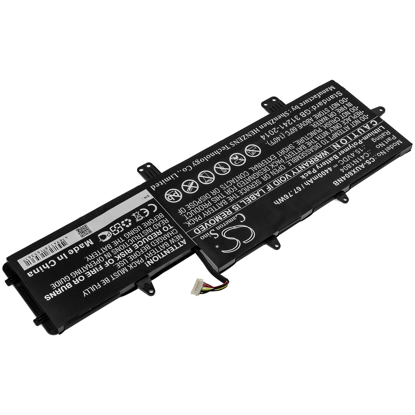 Replacement Battery for Asus UX450FD-1A – Notebook, Laptop – 4400mAh / 67.76Wh / 15.4V