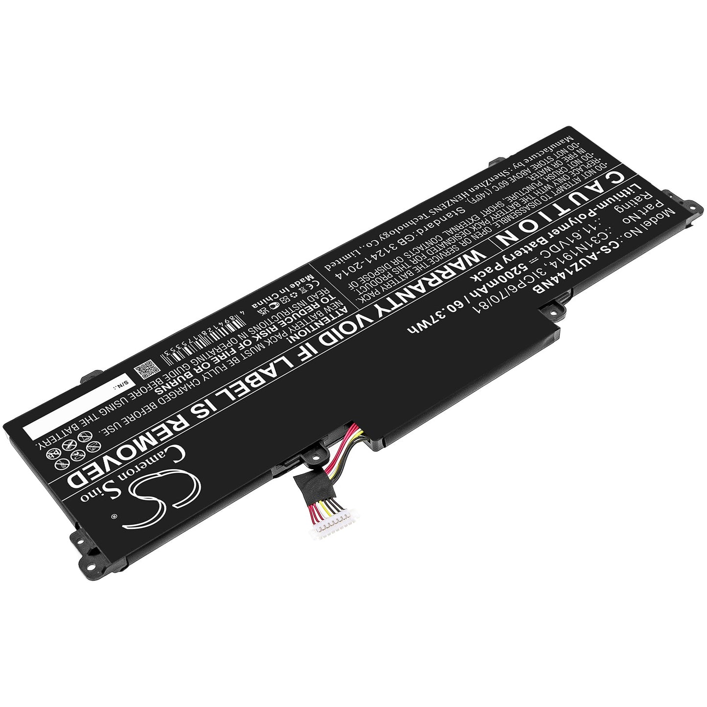 Replacement Battery for Asus ExpertBook B7 Flip B7402FEA – Notebook, Laptop – 5200mAh / 60.37Wh / 11.61V