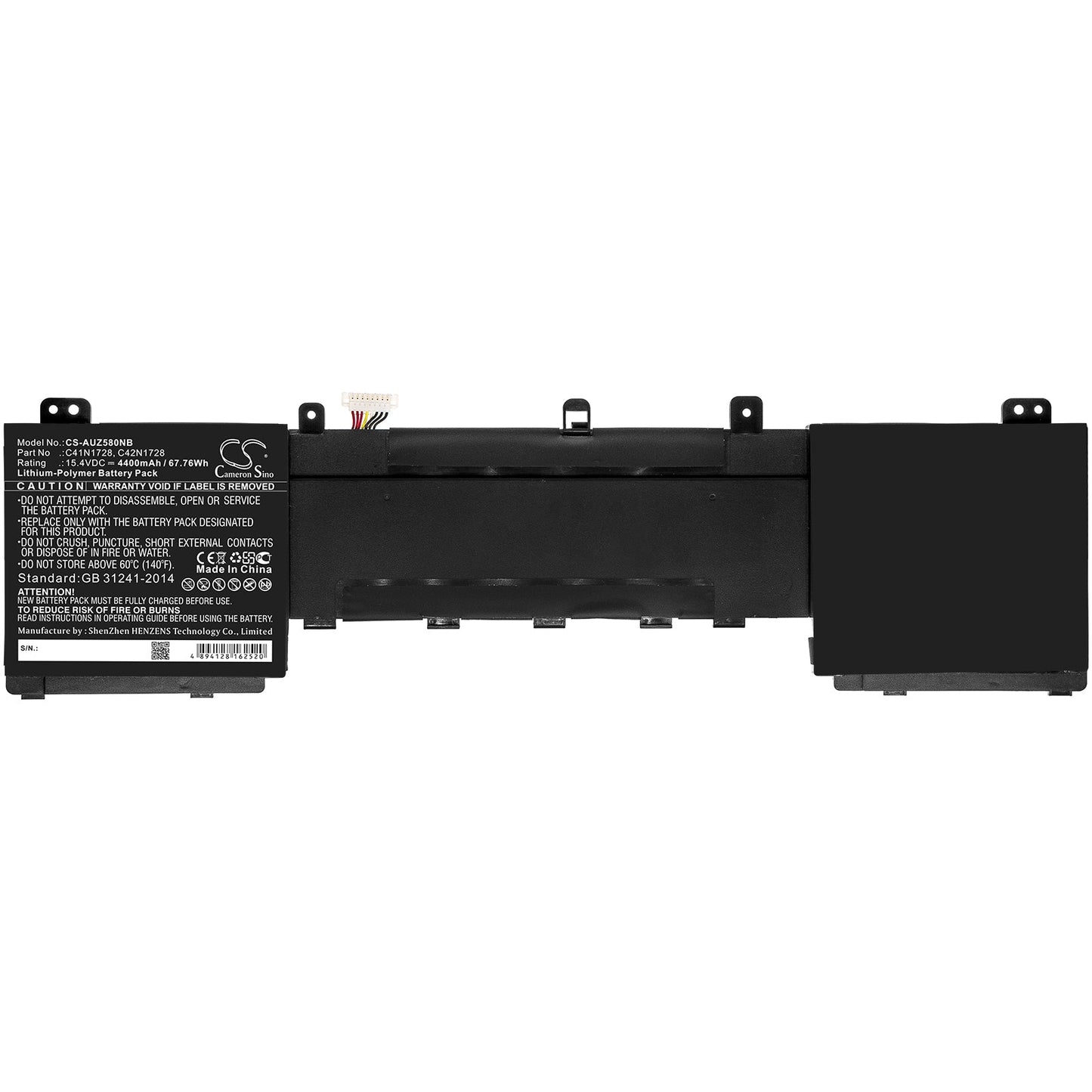 Replacement Battery for Asus 5500VE – Notebook, Laptop – 4400mAh / 67.76Wh / 15.4V