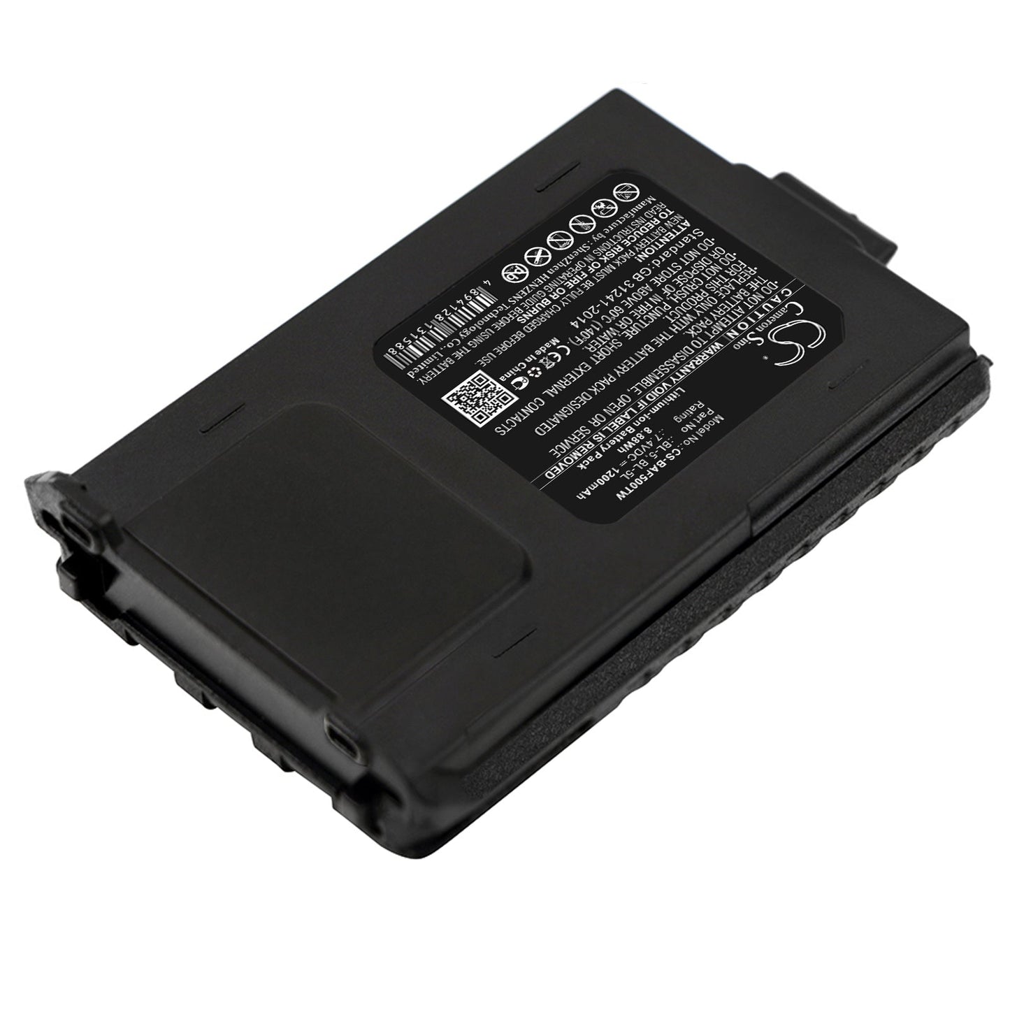 Replacement Battery for Baofeng BF-F8 PLUS – Two-Way Radio – 1200mAh / 8.88Wh / 7.4V