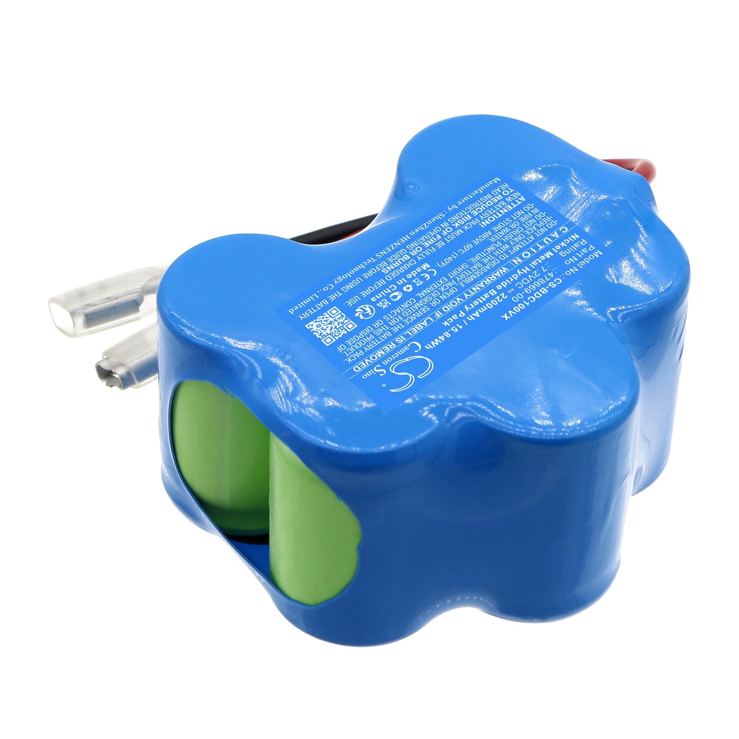 Replacement Battery for Black&Decker SSC1000 – Vacuum – 2200mAh / 15.84Wh / 7.2V