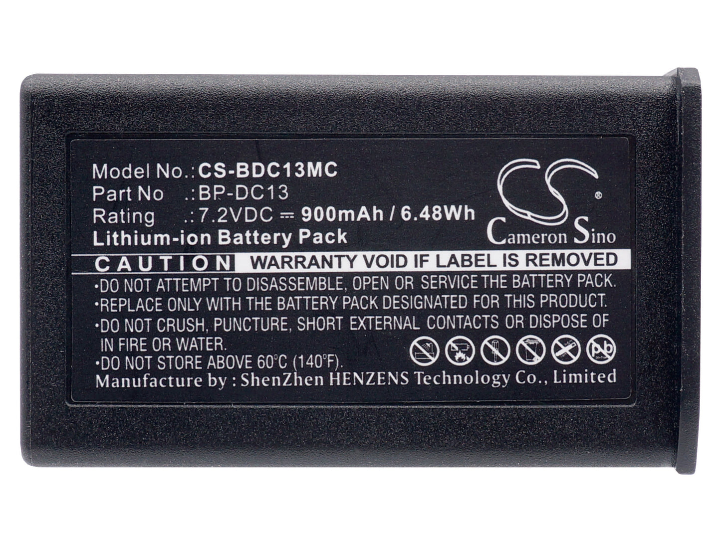 Replacement Battery for Leica Silver 19800 – Camera – 900mAh / 6.48Wh / 7.2V