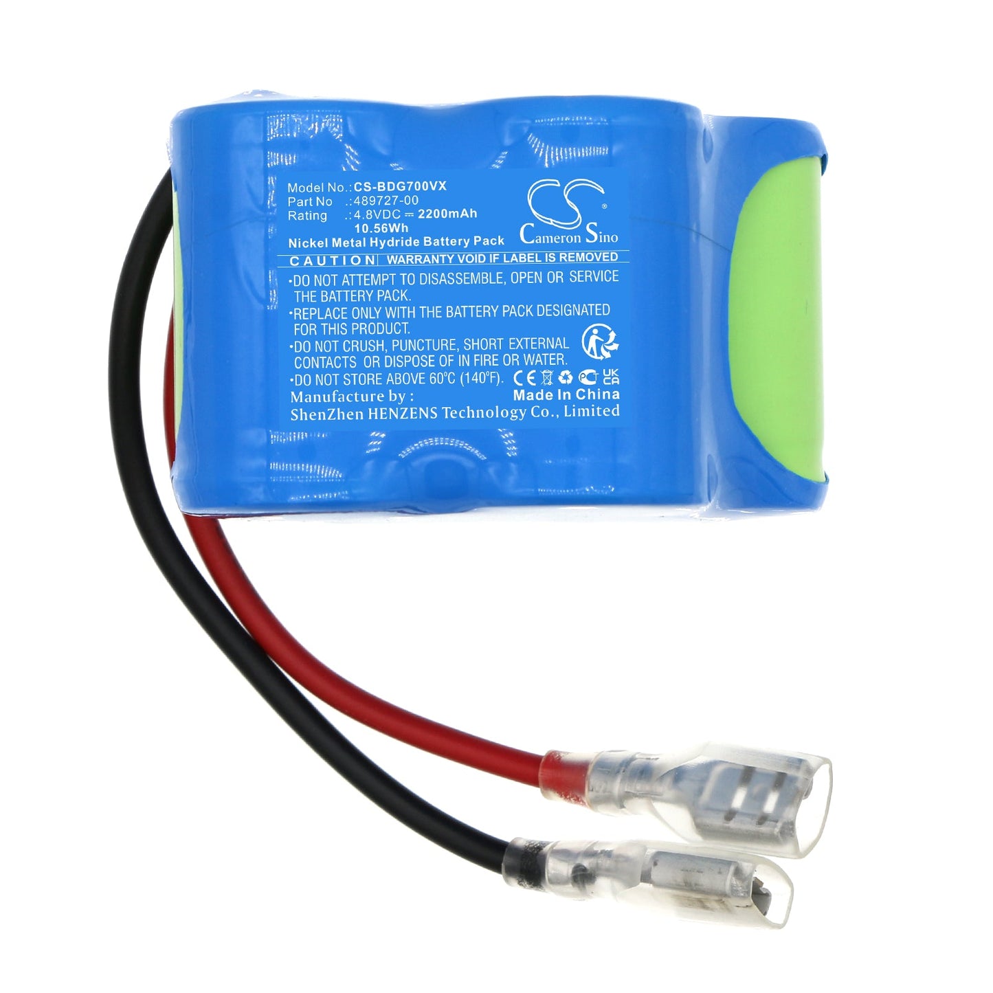 Replacement Battery for Black&Decker GS700 – Vacuum – 2200mAh / 10.56Wh / 4.8V