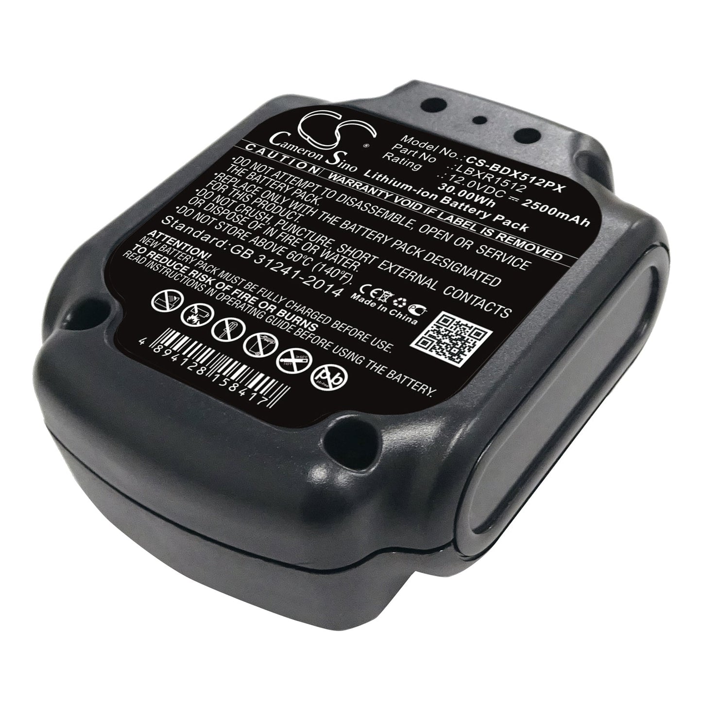 Replacement Battery for Black & Decker BDCD112 – Power Tools – 2500mAh / 30.00Wh / 12.0V