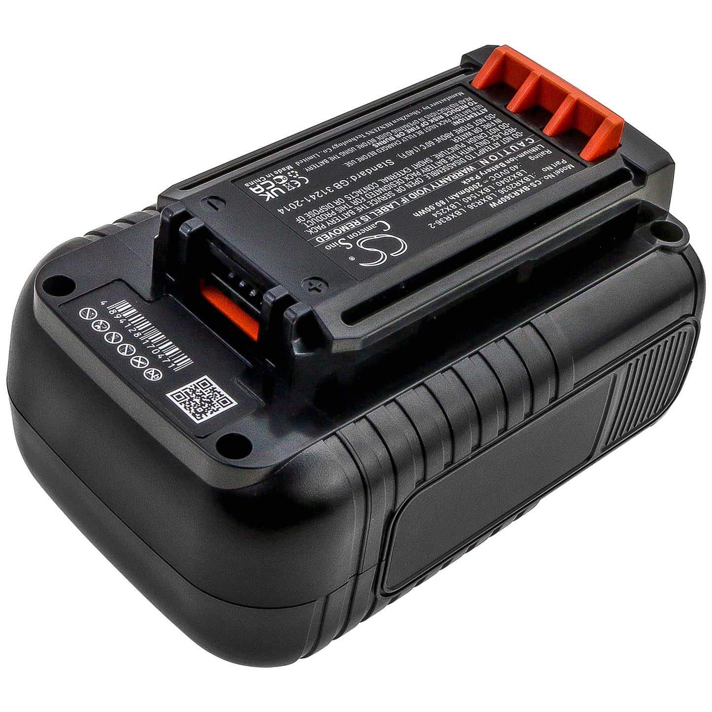 Replacement Battery for Black & Decker 40V MAX 12 in Cordless Chainsa – Power Tools – 2000mAh / 80.00Wh / 40.0V