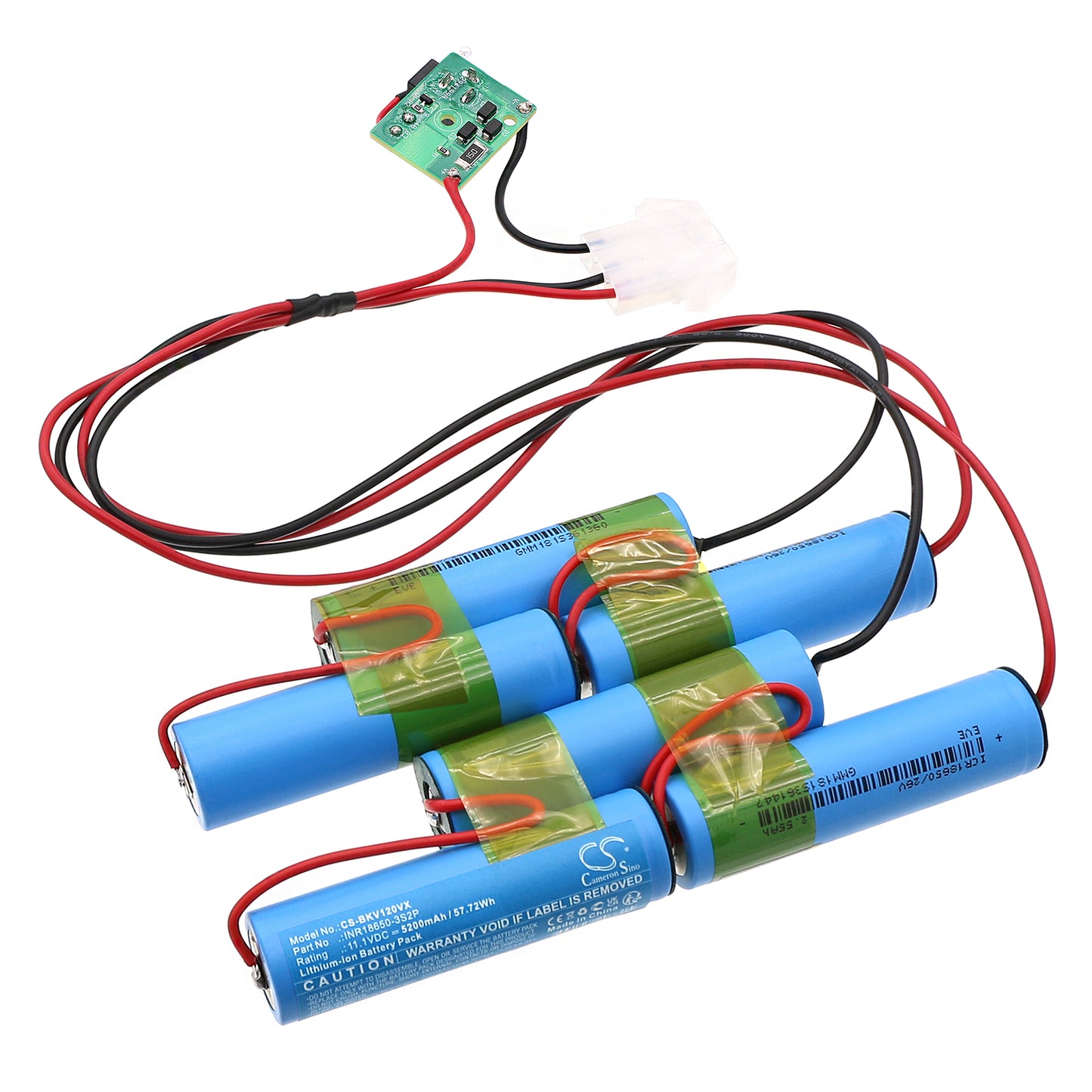 Replacement Battery for Black&Decker FHV1200 TYPE 1 – 5200mAh / 57.72Wh