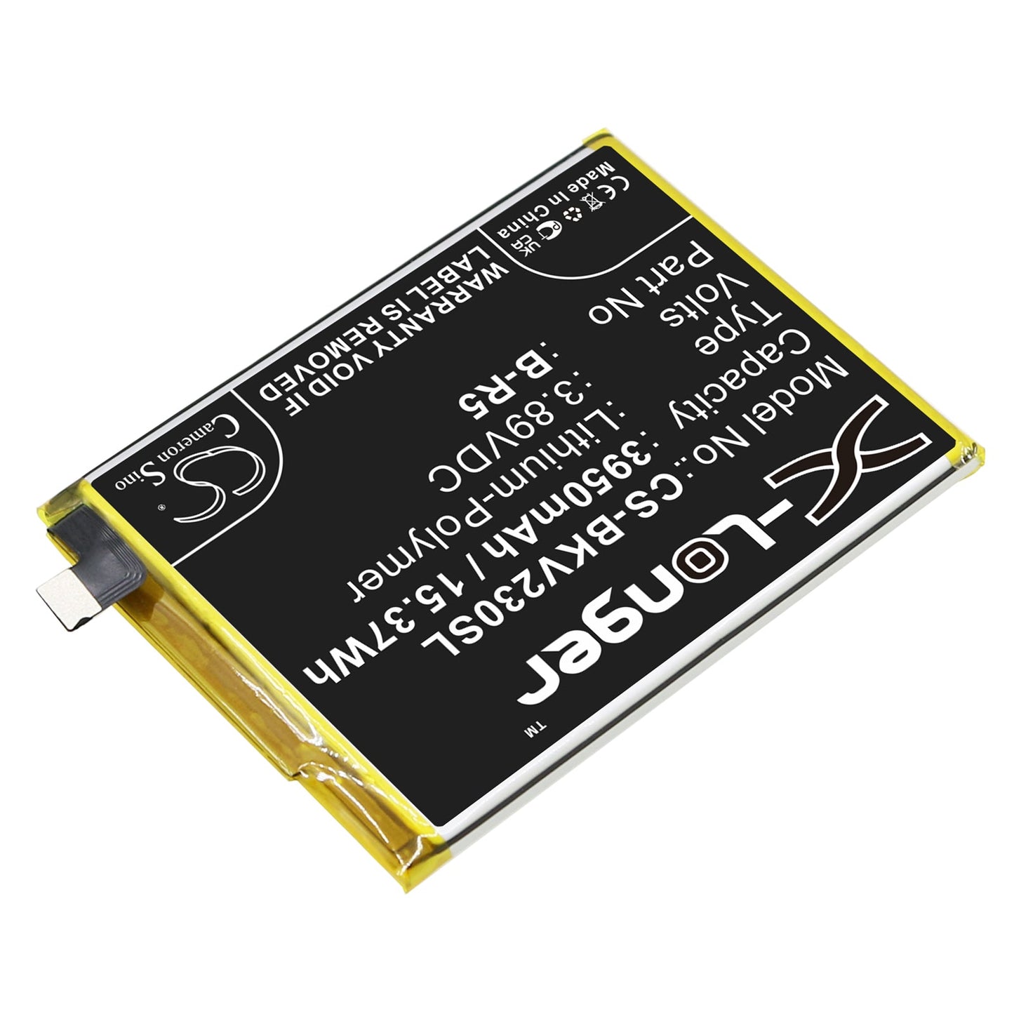 Replacement Battery for VIVO  S10e – Mobile, SmartPhone – 3950mAh / 15.37Wh / 3.89V