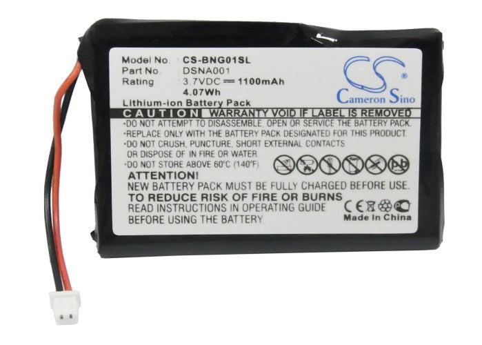 Replacement Battery for Blaupunkt Navi GPS – GPS, Navigator – 1100mAh/4.07Wh / 3.7V