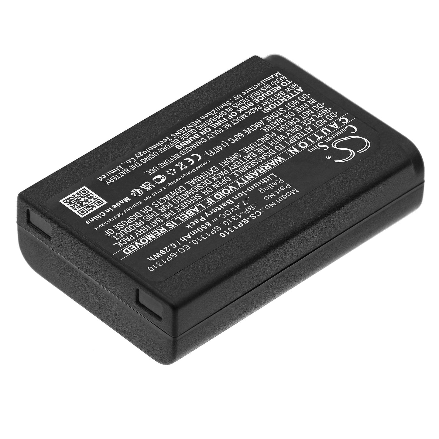 Replacement Battery for Samsung NX10 – Camera – 850mAh / 6.29Wh / 7.4V