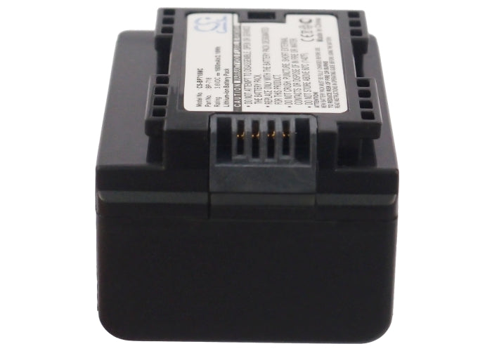 Replacement Battery for Canon IXIA HF M56 – Camera – 1600mAh / 5.76Wh / 3.6V