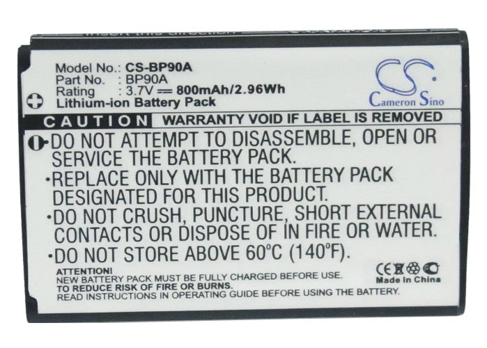 Replacement Battery for Samsung HMX-E10 – Camera – 800mAh / 3.7V