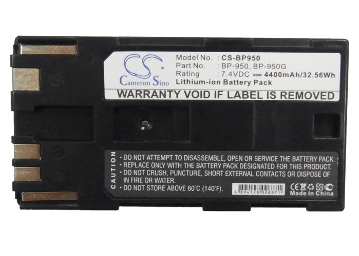 Replacement Battery for Canon C2 – Camera – 4400mAh / 7.4V