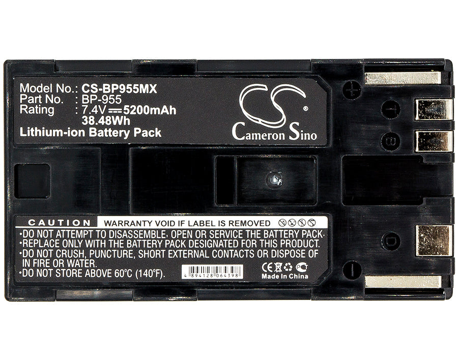 Replacement Battery for Canon EOS C100 – Camera – 5200mAh / 38.48Wh / 7.4V