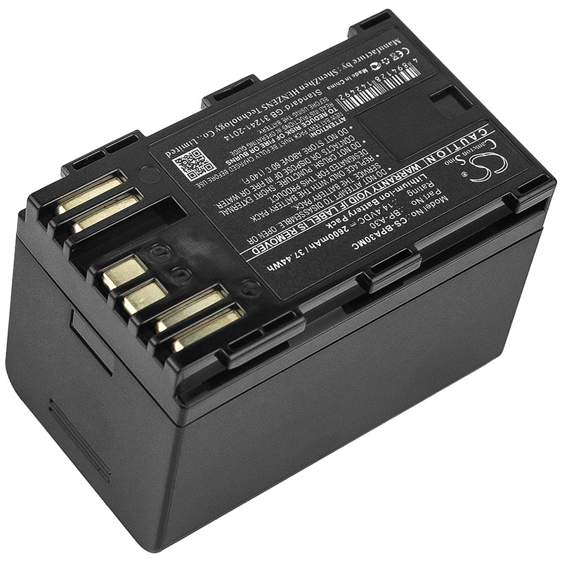 Replacement Battery for Canon CA-CP200L – Camera – 2600mAh / 37.44Wh / 14.4V