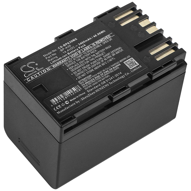 Replacement Battery for Canon CA-CP200L – Camera – 3400mAh / 48.96Wh / 14.4V