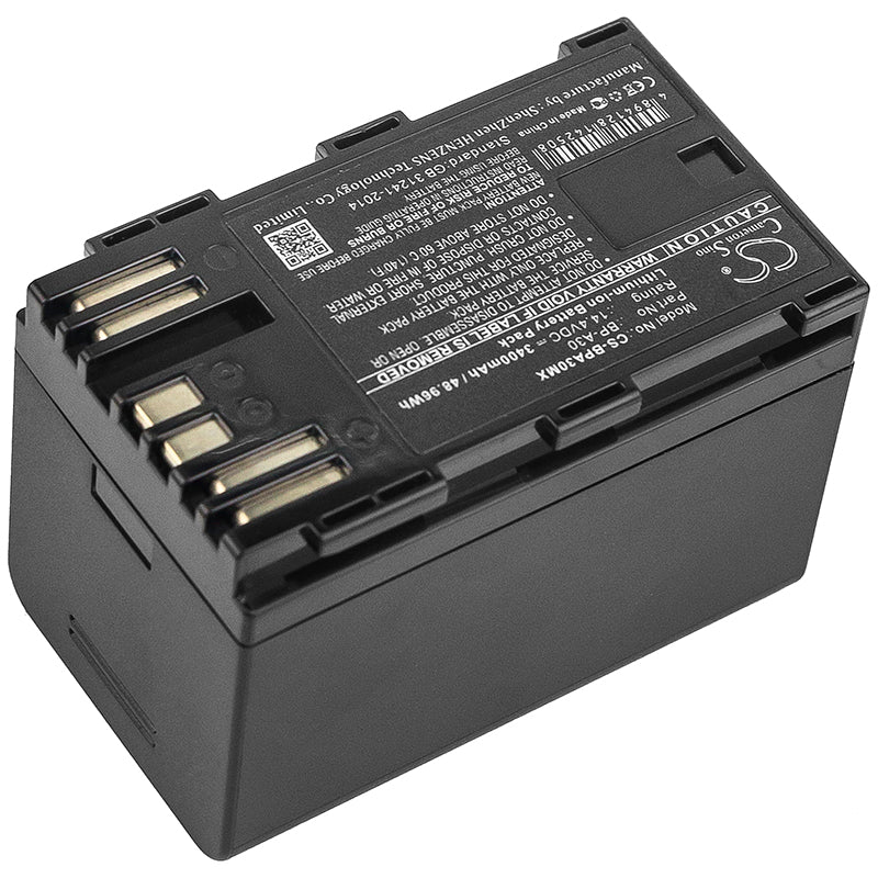 Replacement Battery for Canon CA-CP200L – Camera – 3400mAh / 48.96Wh / 14.4V