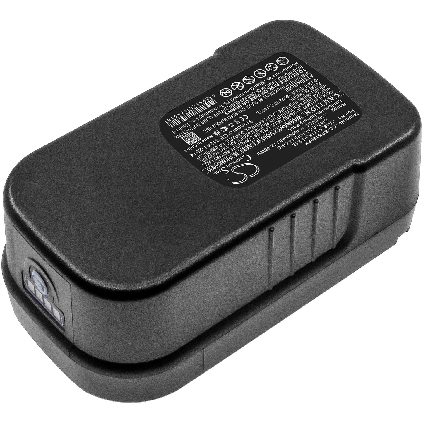 Replacement Battery for Black & Decker BD18PSK – Power Tools – 4000mAh / 72.00Wh / 18.0V