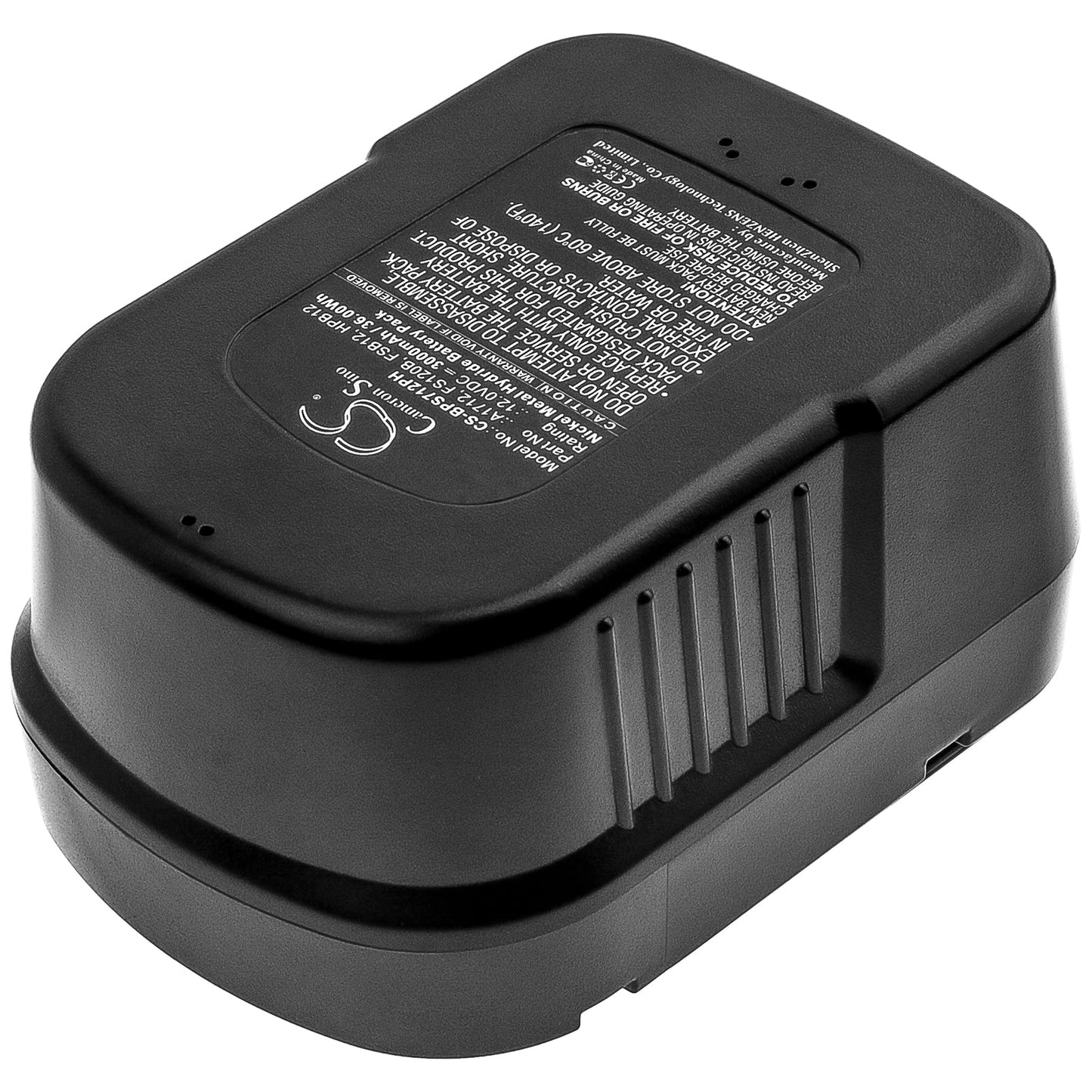 Replacement Battery for Black & Decker BD12PSK – Power Tools – 3000mAh / 36.00Wh / 12.0V