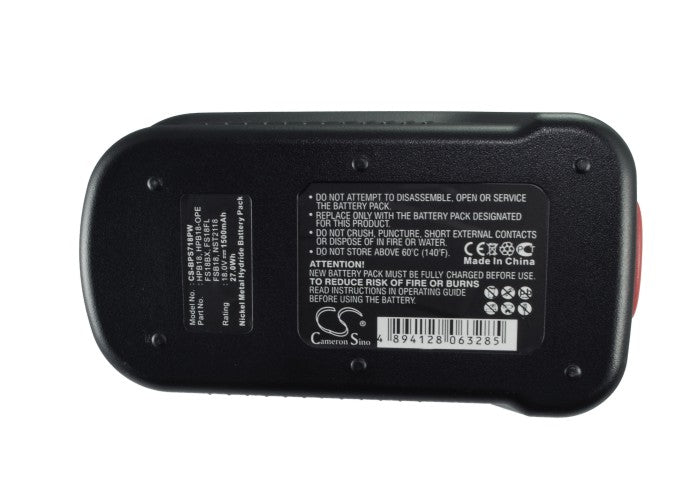 Replacement Battery for Black & Decker BD12PSK – Power Tools – 1500mAh / 27.00Wh / 18.0V