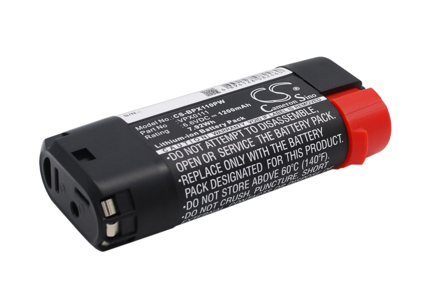 Replacement Battery for Black & Decker VPX1101 – Power Tools – 1200mAh / 7.92Wh / 6.6V