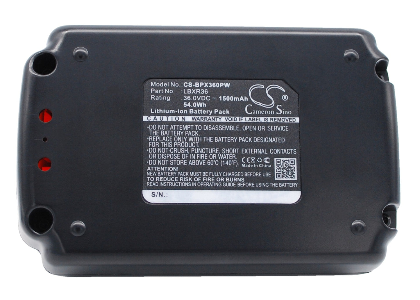 Replacement Battery for Black & Decker 40V MAX 12 in Cordless Chainsa – Power Tools – 1500mAh / 54.00Wh / 36.0V