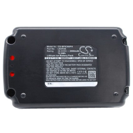 Replacement Battery for Black & Decker 40V MAX 12 in Cordless Chainsa 40V MAX 22 in Cordless Hedge T, 40V MAX 24 in POWERCUT Cordles, – 2000mAh / 72.00Wh