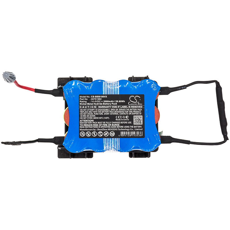 Replacement Battery for Bosch BBHMOVE1/01, BBHMOVE1/03, BBHMOVE101, – 2000mAh / 28.80Wh