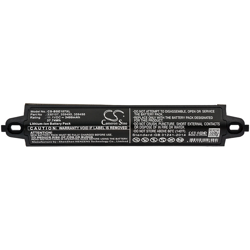 Replacement Battery for BOSE 404600 – Speaker – 3400mAh / 37.74Wh / 11.1V