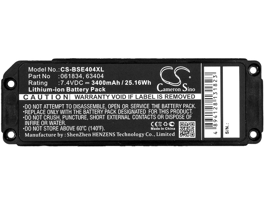 Replacement Battery for Bose 413295 – Speaker – 3400mAh / 25.16Wh / 7.4V