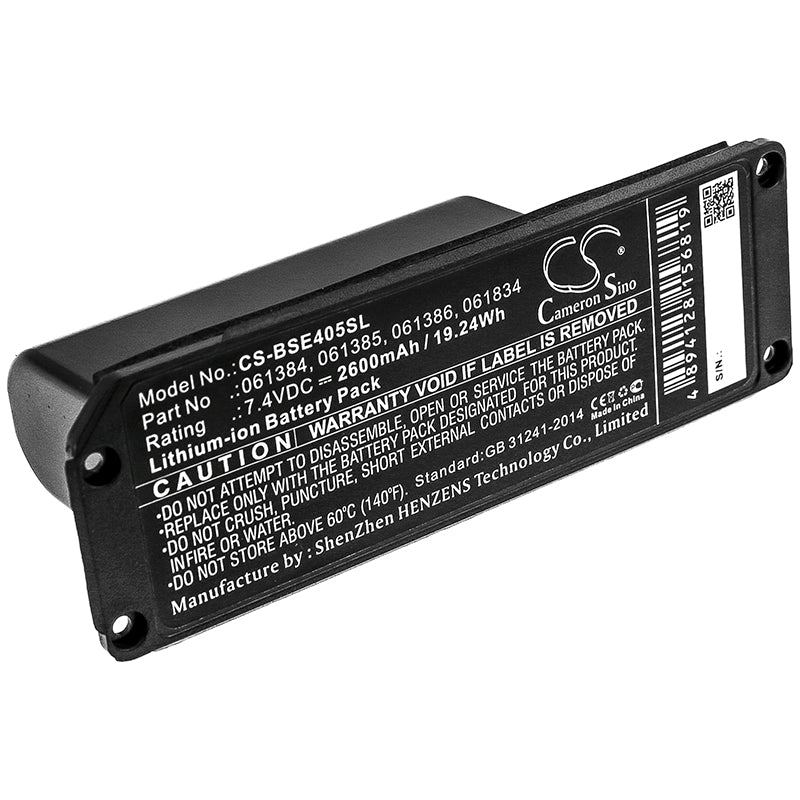 Replacement Battery for BOSE 413295 – 2600mAh / 19.24Wh