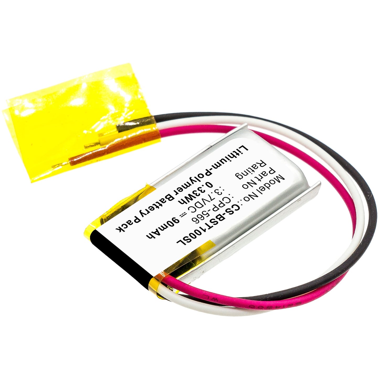 Replacement Battery for Beats PB1 – Wireless Headset – 90mAh / 0.33Wh / 3.7V