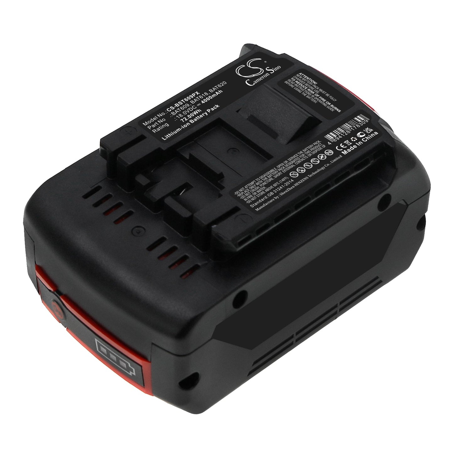 Replacement Battery for Bosch 17618 – Power Tools – 4000mAh / 72.00Wh / 18.0V