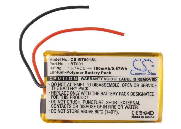 Replacement Battery for JBL T450BT – Wireless Headset – 180mAh / 0.67Wh / 3.7V