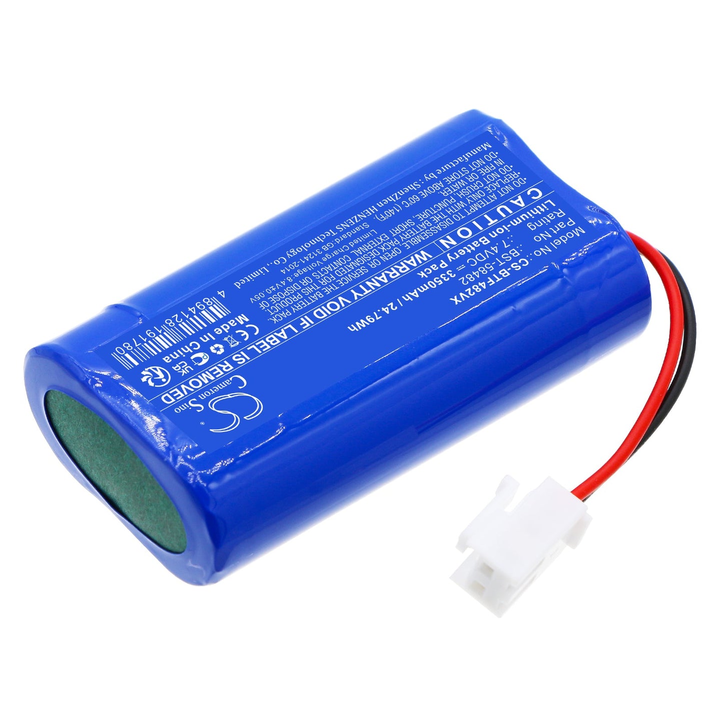 Replacement Battery for Bestway Aquatronix – Vacuum – 3350mAh / 24.79Wh / 7.4V