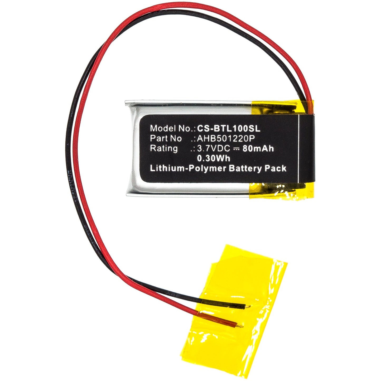Replacement Battery for Bose Bluetooth Headset Series 1 – Wireless Headset – 80mAh / 0.30Wh / 3.7V