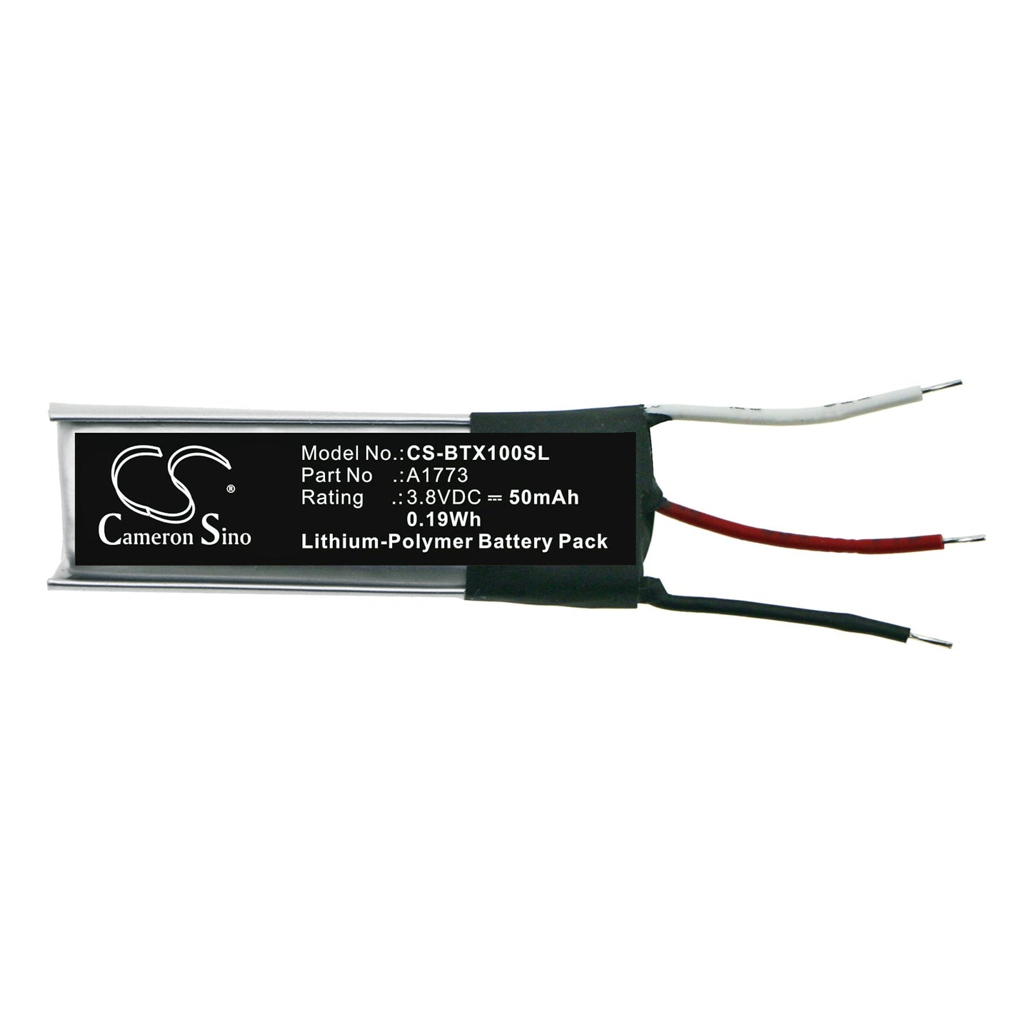 Replacement Battery for Beats Beats X – Wireless Headset – 50mAh / 0.19Wh / 3.8V