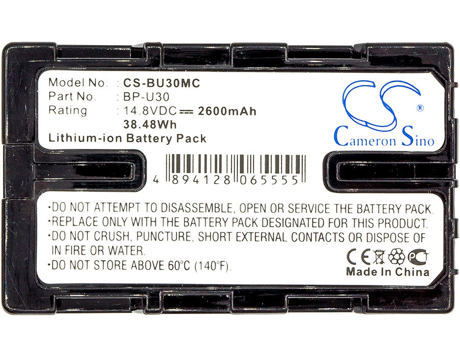Replacement Battery for Sony HD422 – Camera – 2600mAh / 38.48Wh / 14.8V