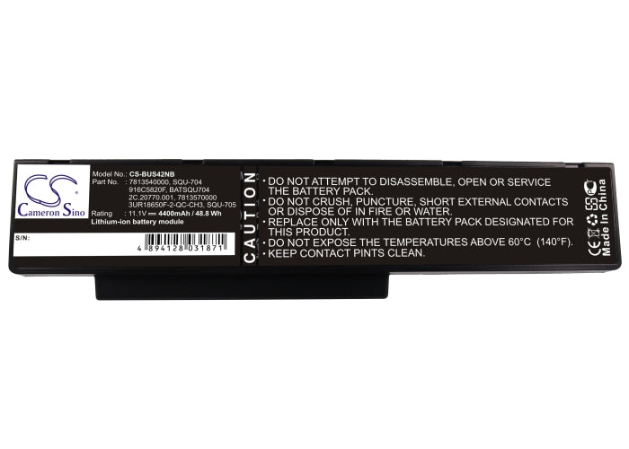Replacement Battery for BenQ  JoyBook A52 – Notebook, Laptop – 4400mAh / 48.84Wh / 11.1V