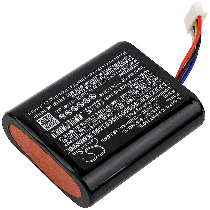 Replacement Battery for Bowers & Wilkins T7 – 2600mAh / 28.86Wh