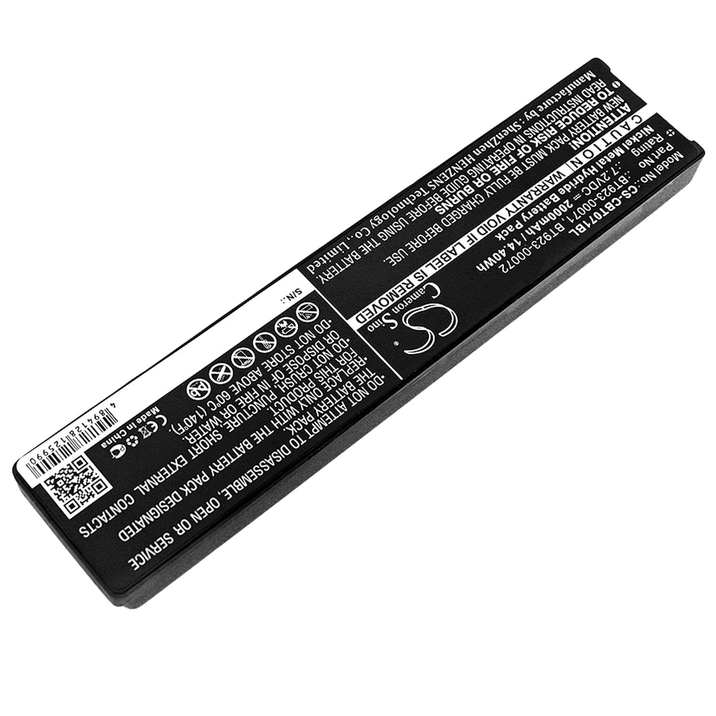 Replacement Battery for Cattron Theimeg Handy – Crane Remote Control – 2000mAh / 14.40Wh / 7.2V