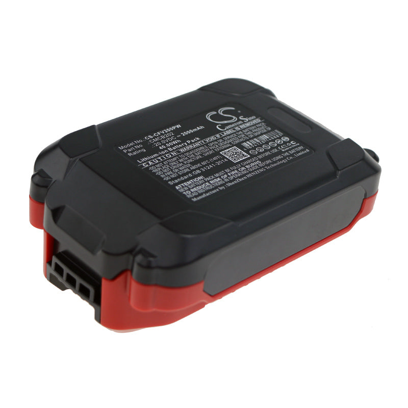 Replacement Battery for Craftsman 16GA Straight Finish Nailer – Power Tools – 2000mAh / 40.00Wh / 20.0V